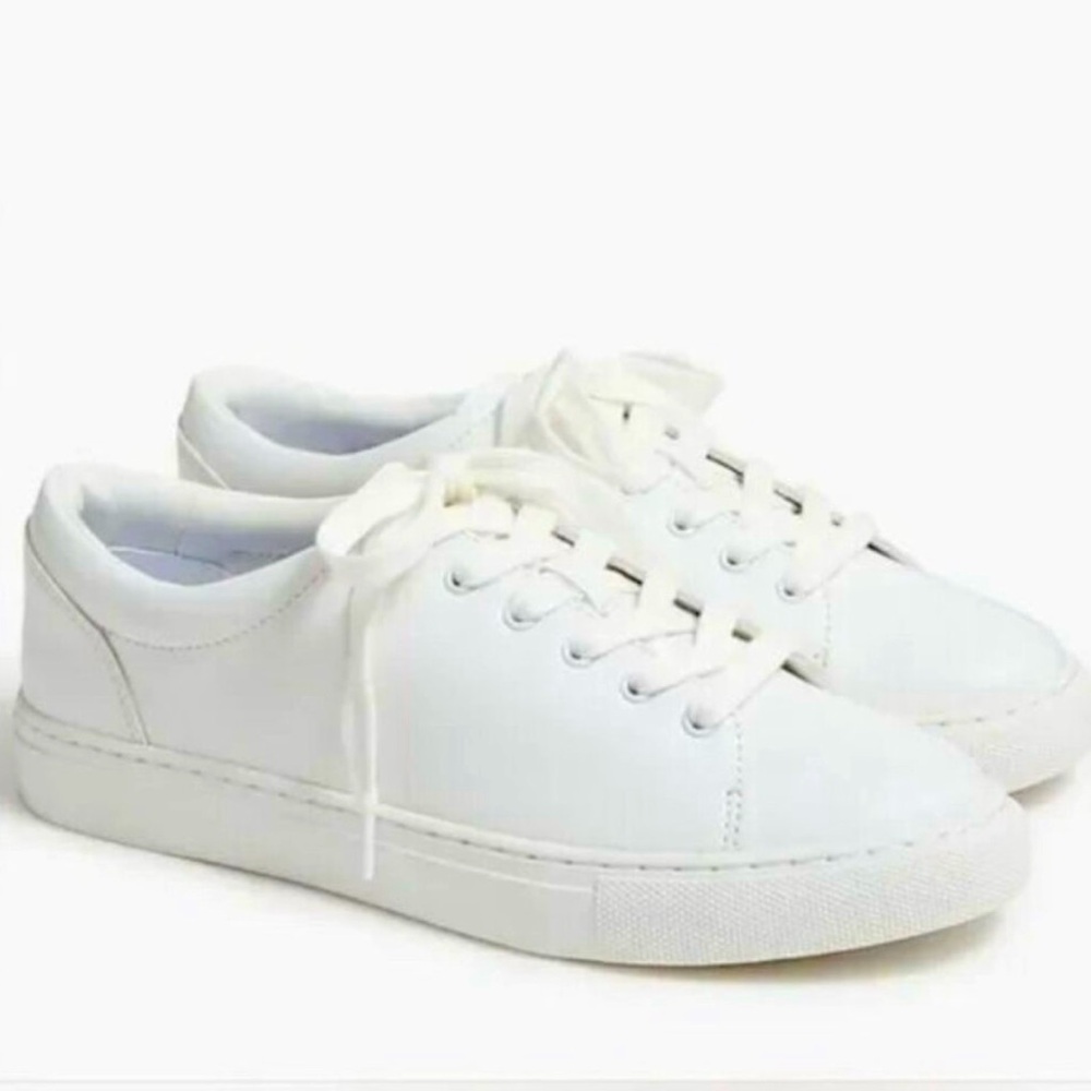 Joie Harvard Sneaker White Low Top Laced Casual size 8